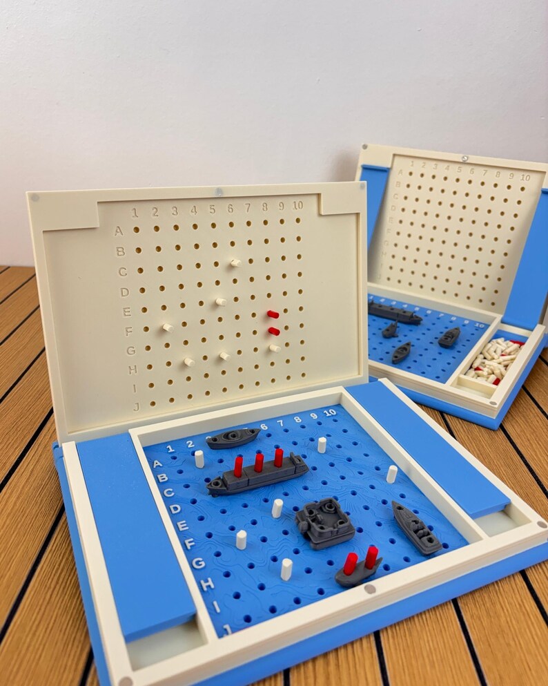 Playbook'd Sea Battle Board Game, Book Style Travel Strategy Game image 8