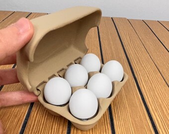 Egg Carton Clicker, 3D Printed Clicker, Clicky Eggs Desk Toy, Novelty Gag Gift, Ludo