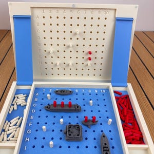 Playbook'd Sea Battle Board Game, Book Style Travel Strategy Game image 6