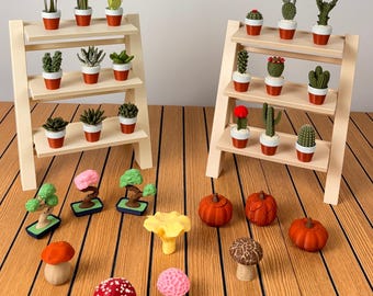 3D Printed Fidget Plants, Spinny, Clicky, Magnetic, Articulated Desk Decor