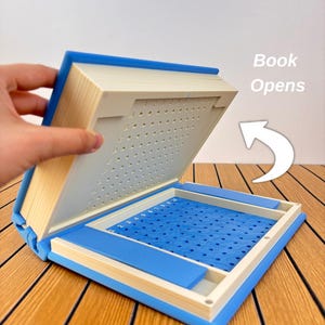 Playbook'd Sea Battle Board Game, Book Style Travel Strategy Game image 2