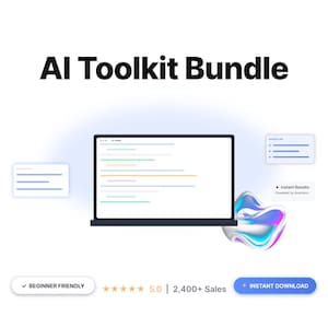Beginner AI Prompt Toolkit | Productivity & Content Creation Bundle