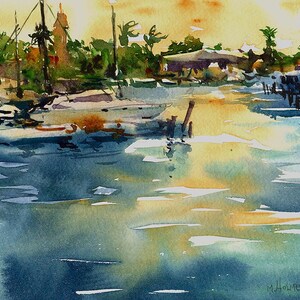 Porticciolo al tramonto, Key West Florida