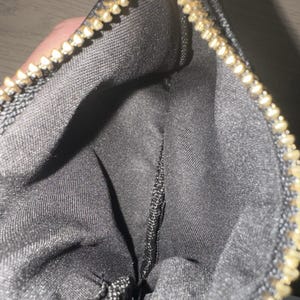 Valentino Orlandi Wallet Coin Purse Vegan Détails Et Logo Or Noir image 4