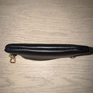 Valentino Orlandi Wallet Coin Purse Vegan Détails Et Logo Or Noir image 6