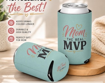 ママは真のMVP！缶クーラー｜母の日ギフト、ドリンク用保冷剤
