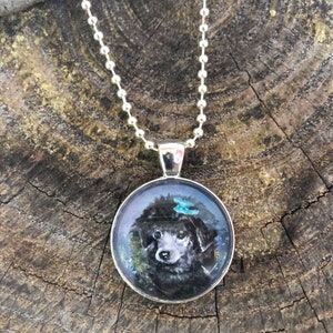 Miniature Painting // Custom Pet Portrait Pendant // Pet Portrait Memorial Jewelry and Keychains // Pet Loss Gift image 10