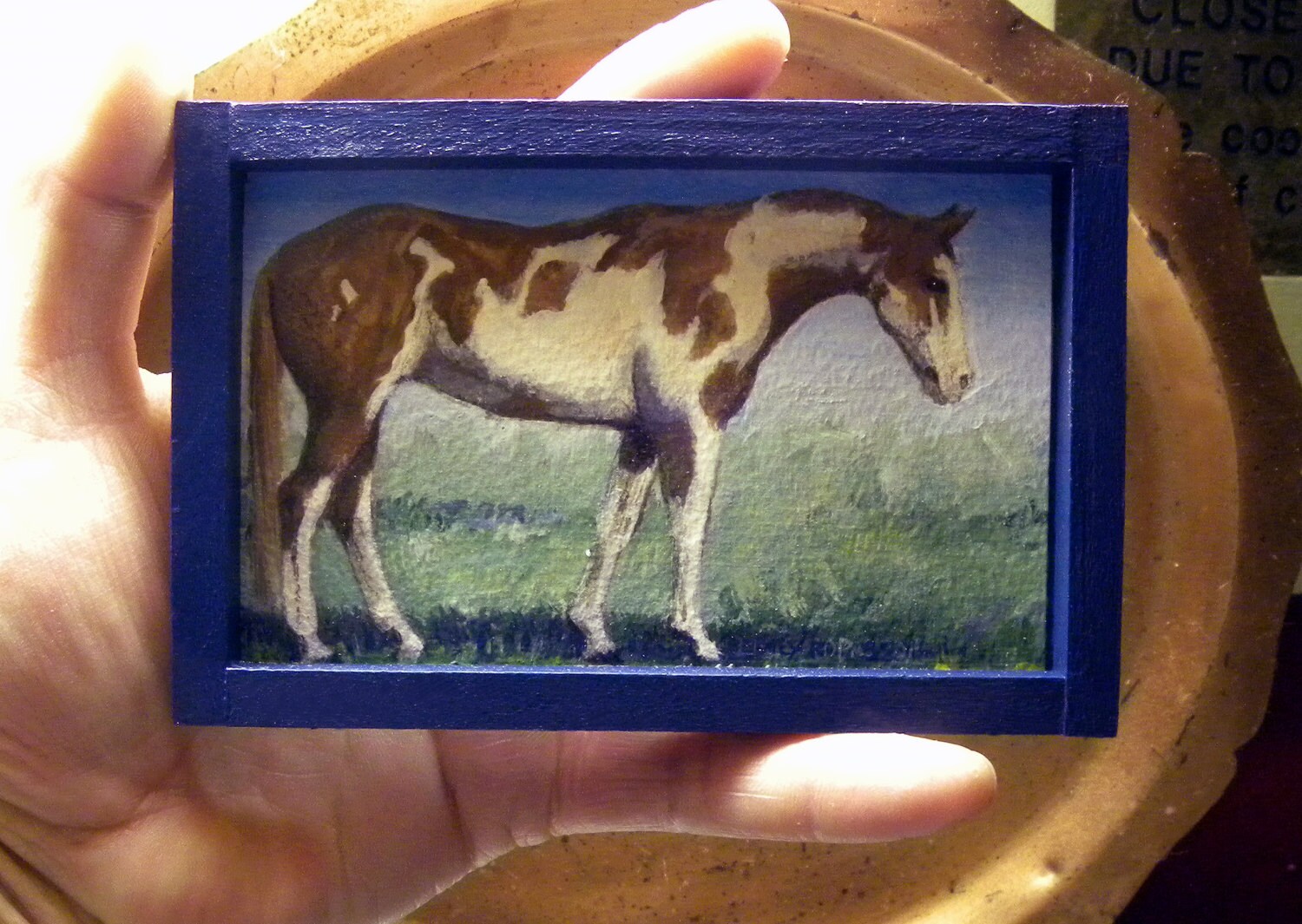 Custom Horse Paintingyour Horseminiatureequine Etsy