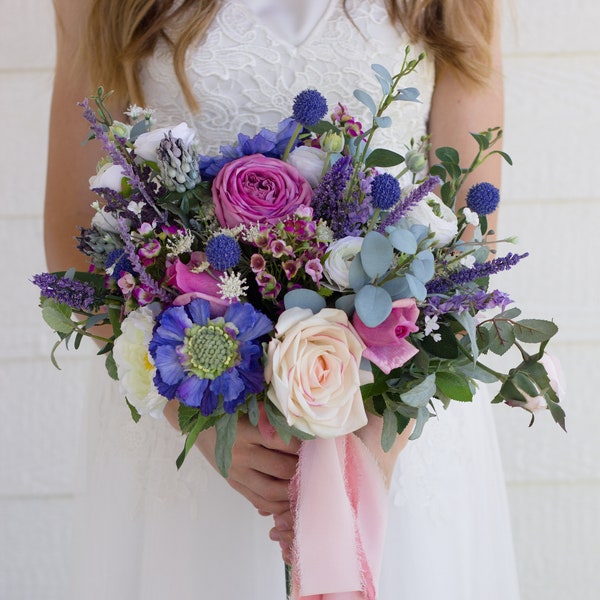 Maddy - Blue Blush Large Floral main image 1