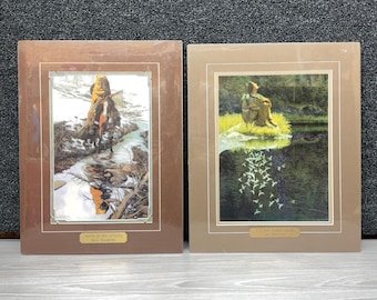 Bev Doolittle Art Prints Spirit of Grizzly Let My Spirit Soar Matted Set of 2