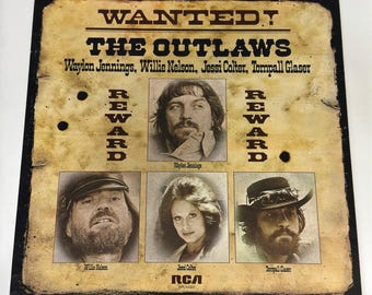 Wanted The Outlaws Vinile LP Waylon Jennings Willie Nelson RCA APL1-1321 Country