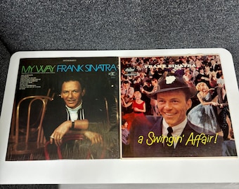 Lotto di dischi in vinile di Frank Sinatra: My Way Reprise FS 1029, A Swingin' Affair Capitol
