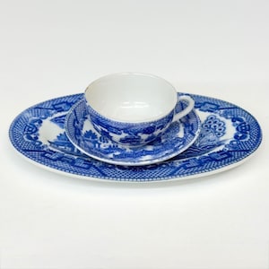 Blue willow childs tea set - Etsy 日本