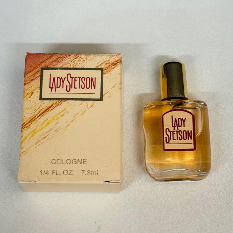 Vtg Coty Mini Colonia Set L'Effleur Lady Stetson Sand & Sable 3pc .25oz en caja imagen 5