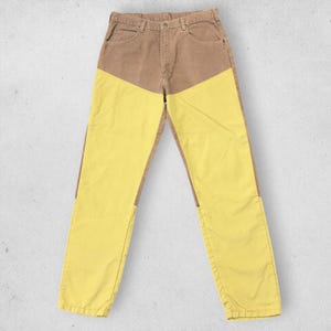 Pantaloni da caccia Wrangler ProGear Upland Brush Guard da uomo, taglia 36x35, marrone e giallo!