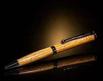 Pen made of bodock (osage orange)with gunmetal.