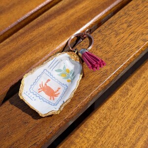 Handmade Decoupage Oyster Shell (1)