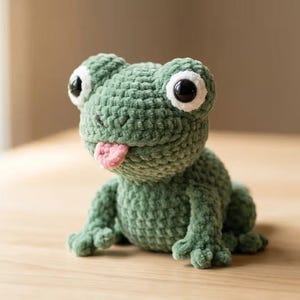 Schema per realizzare un geco di velluto grosso all'uncinetto in formato PDF, tutorial per creare un peluche amigurumi (download digitale)