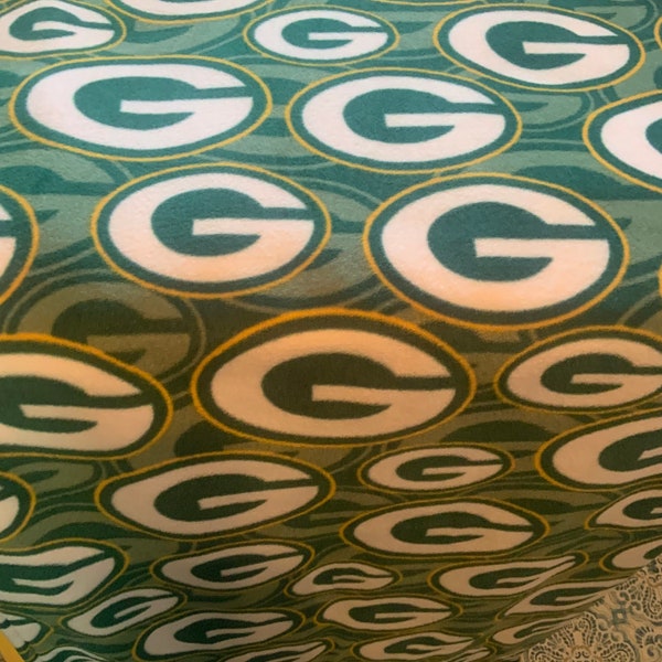 Large Green Bay Packers Fleece Blanket