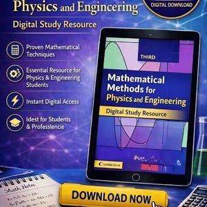 Mathematical Methods for Physics & Engineering Study Guide | Applied Math Review Notes PDF