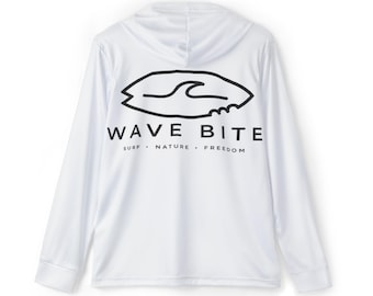 Bluza z kapturem Wave Bite Logo | Surf Nature Freedom