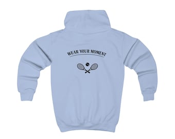 Kids Hoodie - "Wear Your Moment" Tennis Youth Hoodie
