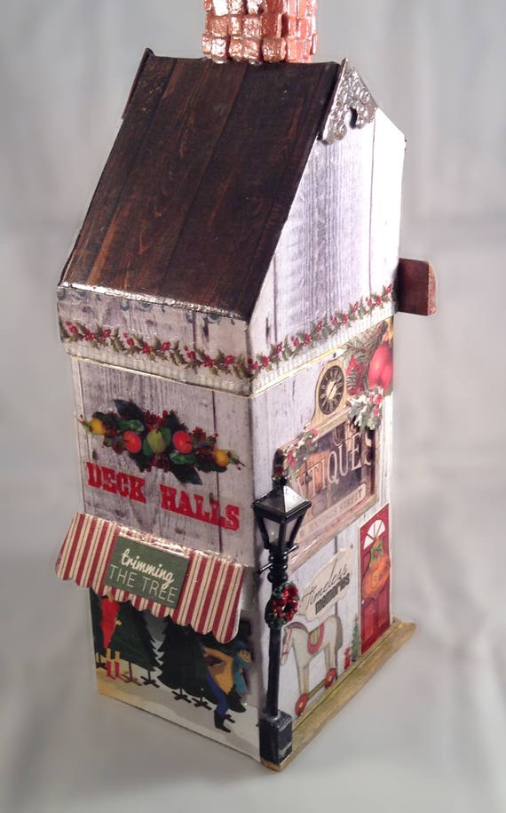 Christmas Figurine Set (7pc) - Christmas Village - Christmas Decorations -  Fairy Garden - Miniature Decorations - Xmas - Christmas Craft