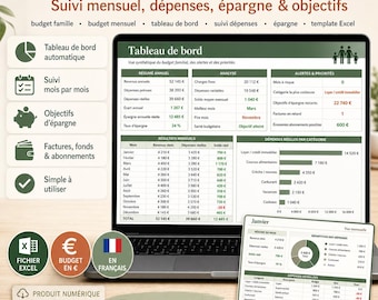 Excel per il bilancio familiare: spese mensili, bollette e risparmi.