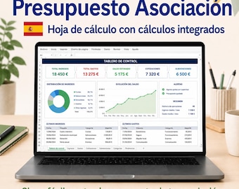 Presupuesto Associazione Excel | Ingresos Gastos Cuotas | Piante per Associazioni