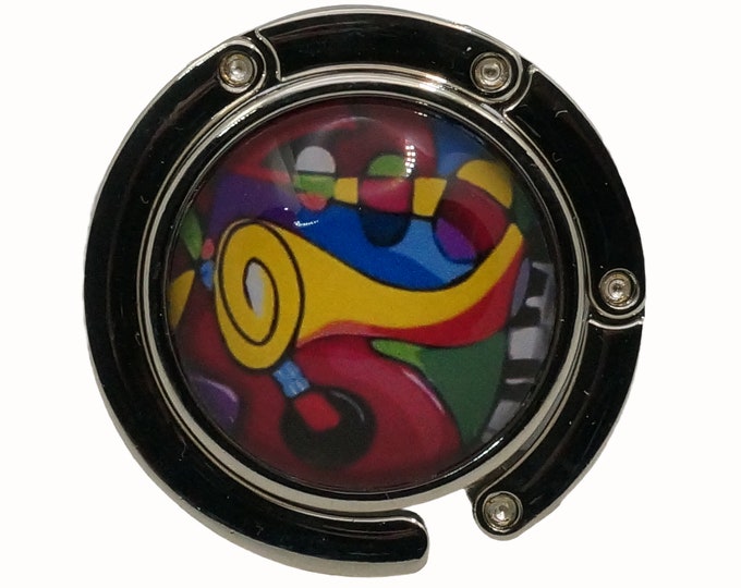 Musical Dream, Funky Music, Purse Holder, Purse Hook, Bag Holder, Table Top Bag Hanger