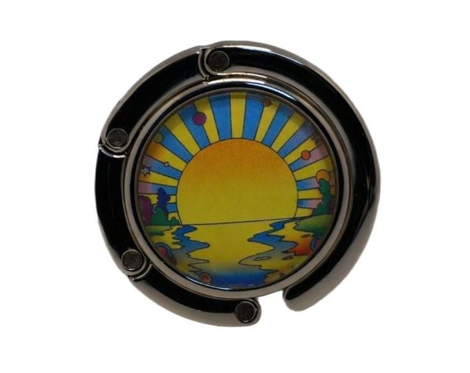The Rising Sun, Purse Holder, Purse Hook, Bag Holder, Table Top Bag Hanger