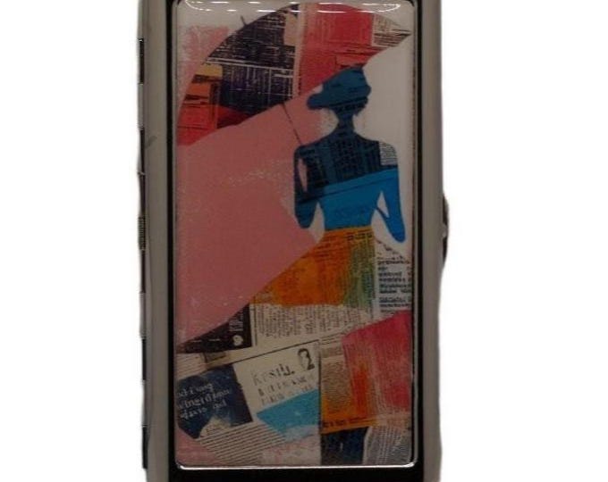 Fashion Silhouette Metal Cigarette Case: King Size & Slim