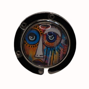 Funky Face, Whimsical, Purse Holder, Purse Hook, Bag Holder, Table Top Bag Hanger