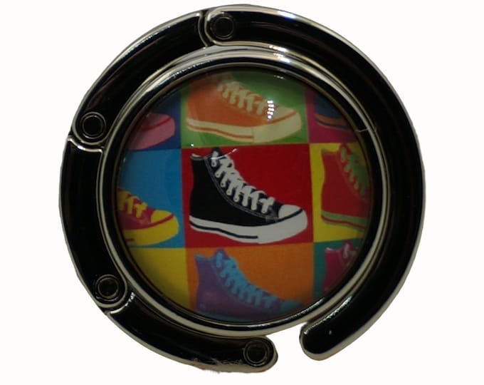 Pop Art, Runners, Sneakers, Purse Holder, Purse Hook, Bag Holder, Table Top Bag Hanger