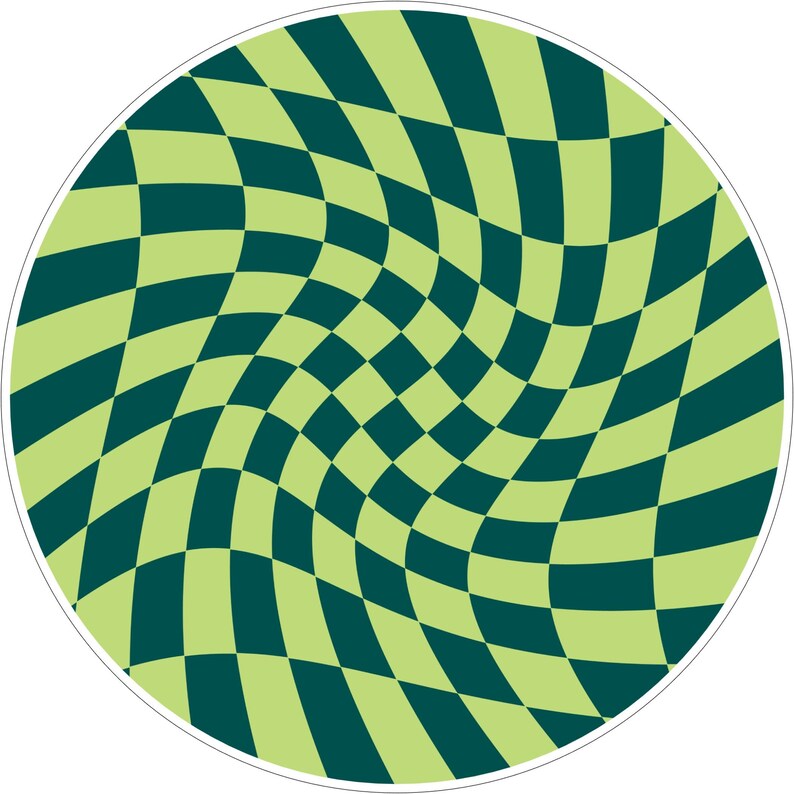 Groovy Retro i gröna lådknoppar, skåphandtag (4 cm) (5 cm) (2 cm) (2,5 cm) (3 cm) Design 1