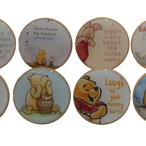 Wooden Wall Hooks, Coat Hooks, Wall Decor, Decorative Wall Hooks, Wall Art, Nursery, Winnie the Pooh, Classic Winnie, Piglet, Tigger