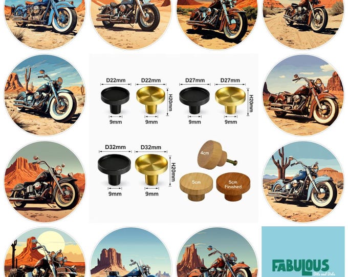 Motor Bikes, Man Cave Drawer Knobs, Automobiles, Retro Furniture Decor, Wooden Drawer Knobs, Brass Cabinet Knobs