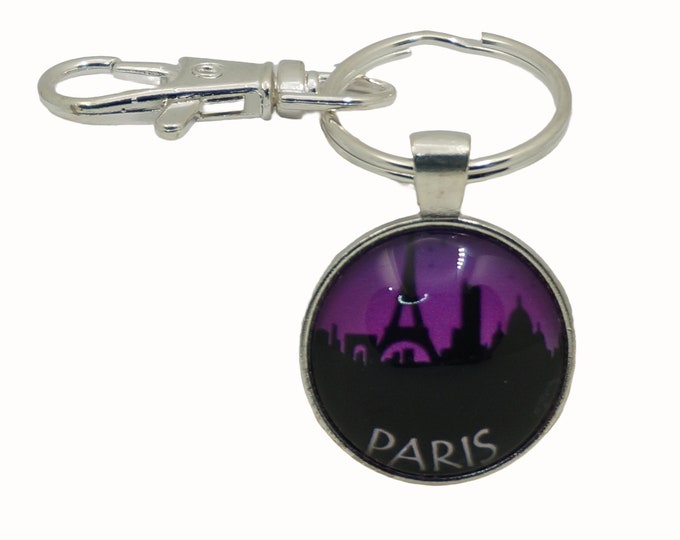 Paris, Bag Charm, Keyring, Keyring Charm