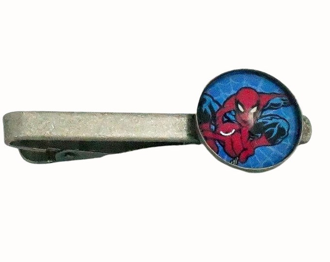 Tie Clip Tie Bar Accessories 1.8cm Glass Spiderman
