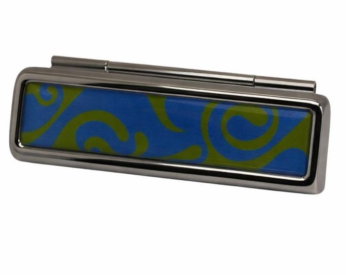 Handmade Swirls Lipstick Holder with Mirror