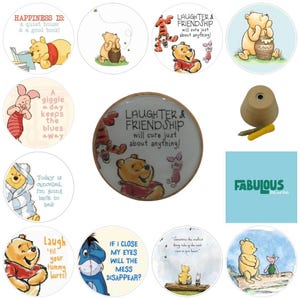 Winnie the Pooh Wooden Wall Hooks, Nursery Decor