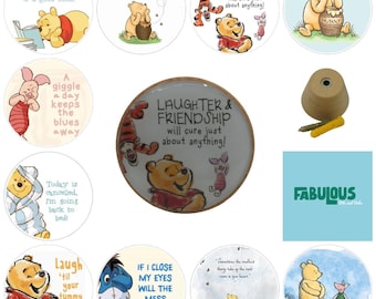 Houten muurhaken Winnie de Poeh, kinderkamerdecoratie