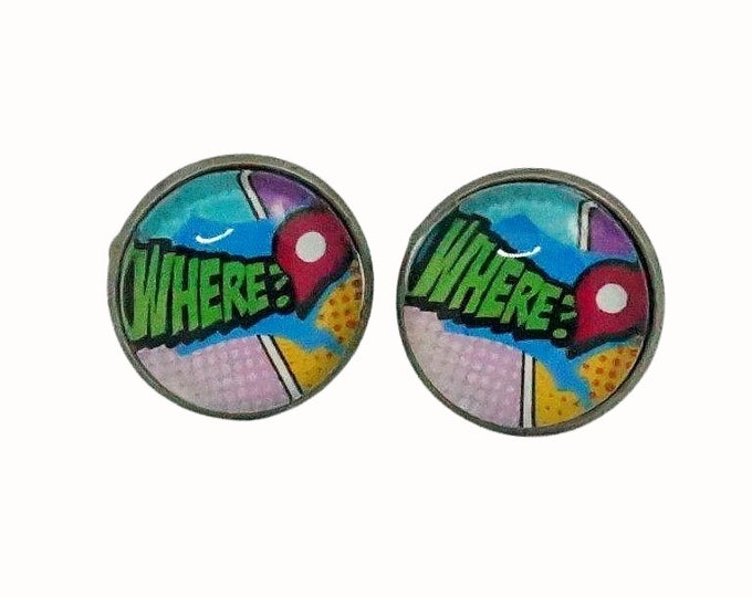 Stainless Steel Cufflinks Accessories 1.8cm Where!