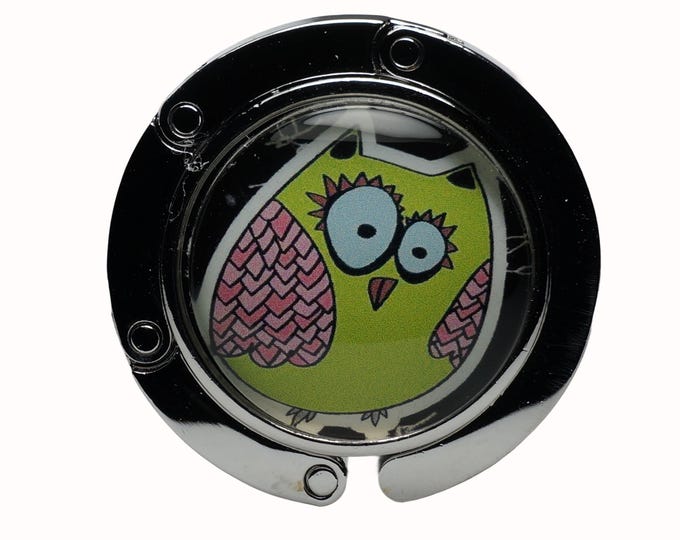 Purse Hook, Bag Holder, Table Top Bag Hanger, Bag Hanger, Purse Hanger, Bird, Owl, Cute Owl