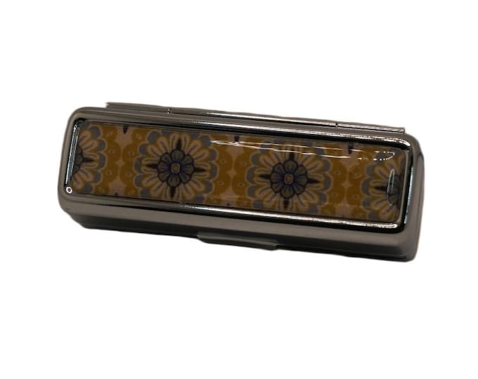 Handmade Lipstick Holder with Mirror, Moroccan Style