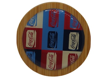 Pop Art, Soft Drink Cola Magnetic Bottle Opener, Bamboo Bottle Opener, Fridge Magnet, Beer Bottle Magnetic Opener