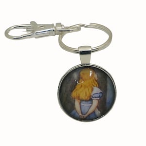 Alice in Wonderland, Alice, Bag Charm, Keyring, Keyring Charm