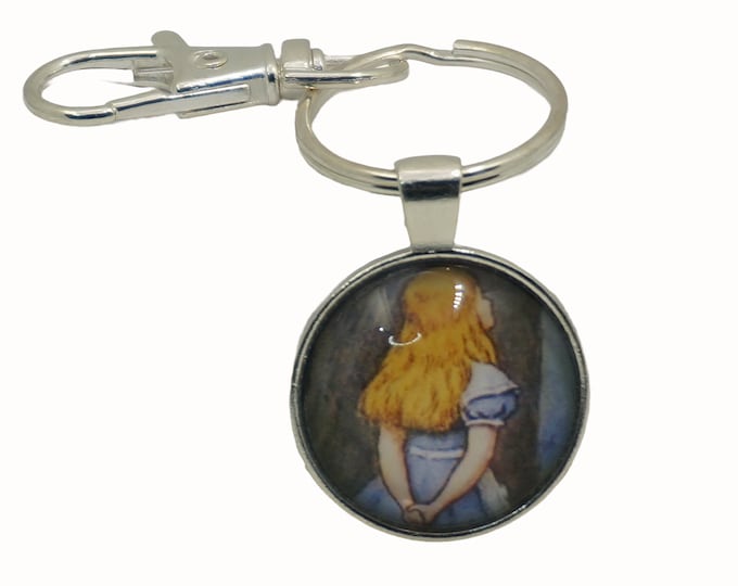 Alice in Wonderland, Alice, Bag Charm, Keyring, Keyring Charm