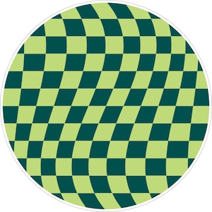 Groovy Retro i gröna lådknoppar, skåphandtag (4 cm) (5 cm) (2 cm) (2,5 cm) (3 cm) Design 2