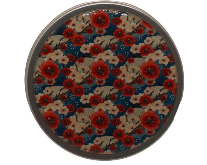 Japanese Blossom: 100ml Round Screw Top Tin